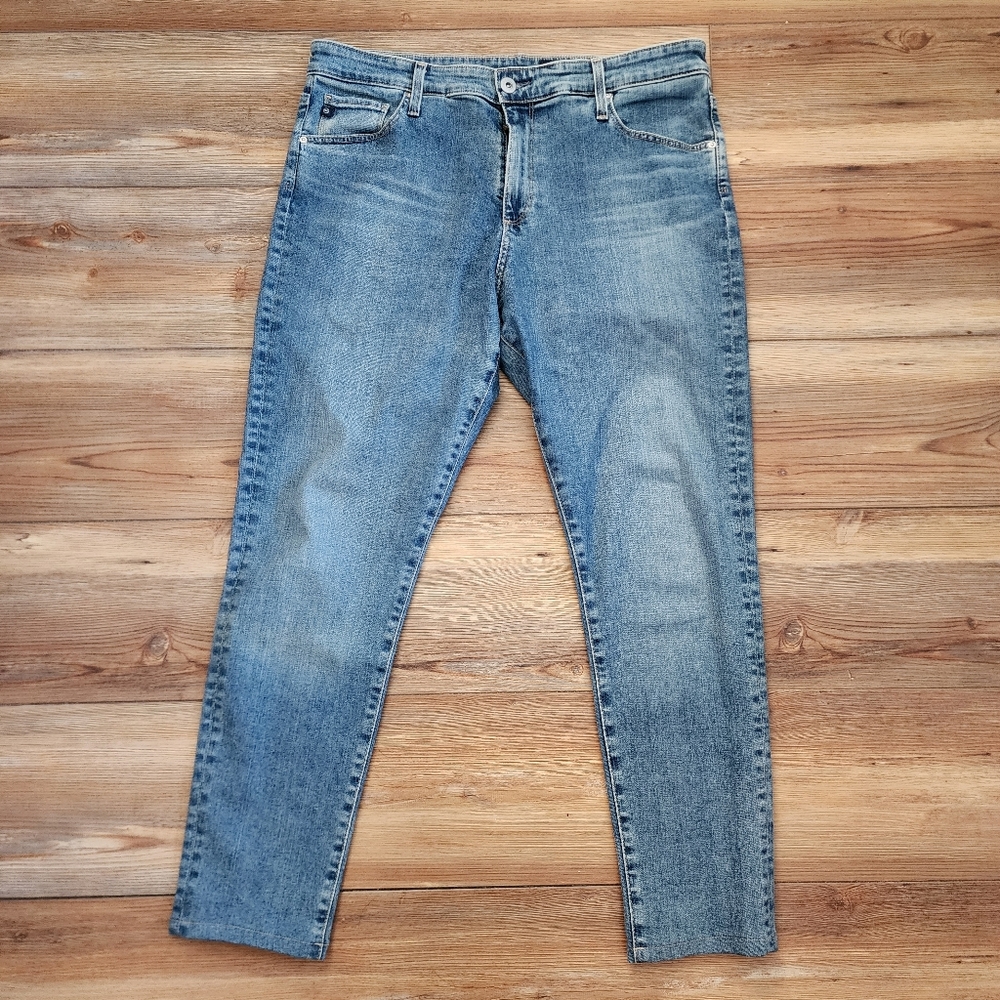 AG Adriano Goldschmied Farrah Skinny Jeans Womens 32 Short Blue Denim High Rise